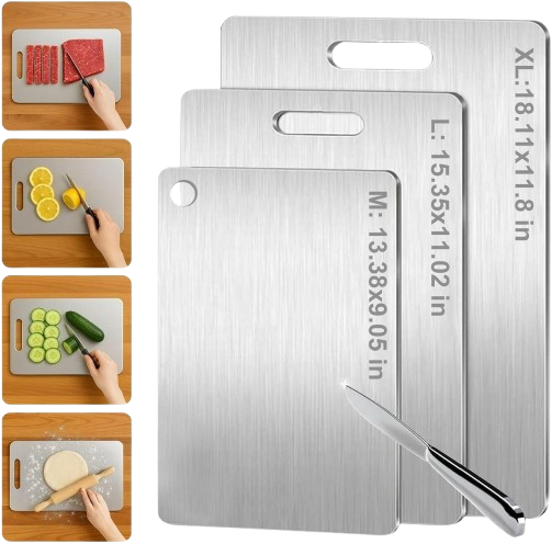 2-Pack Non Toxic Kitchen Board by Tivano